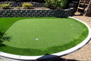 putting green installation after photo